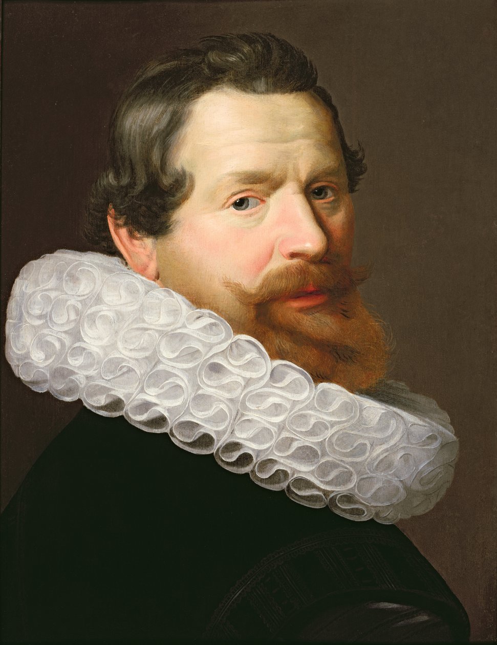 Porträt eines Mannes mit Halskrause von Dutch School