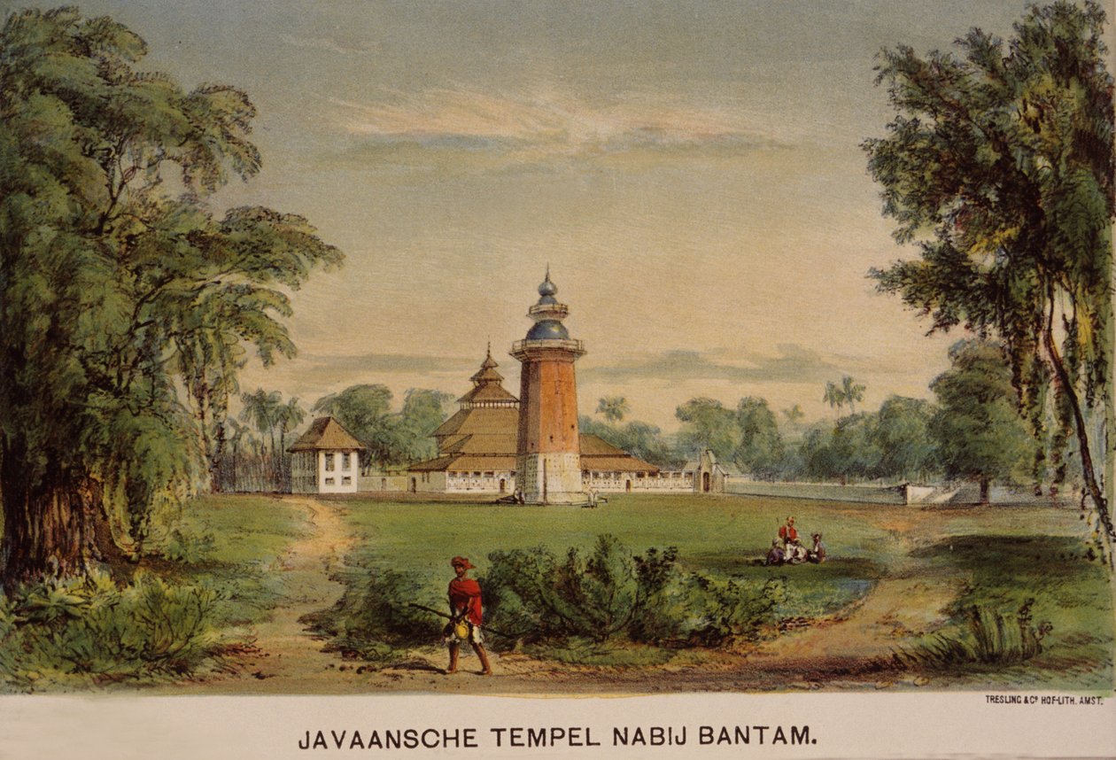 Banten-Moschee, Java, Indonesien von Dutch School