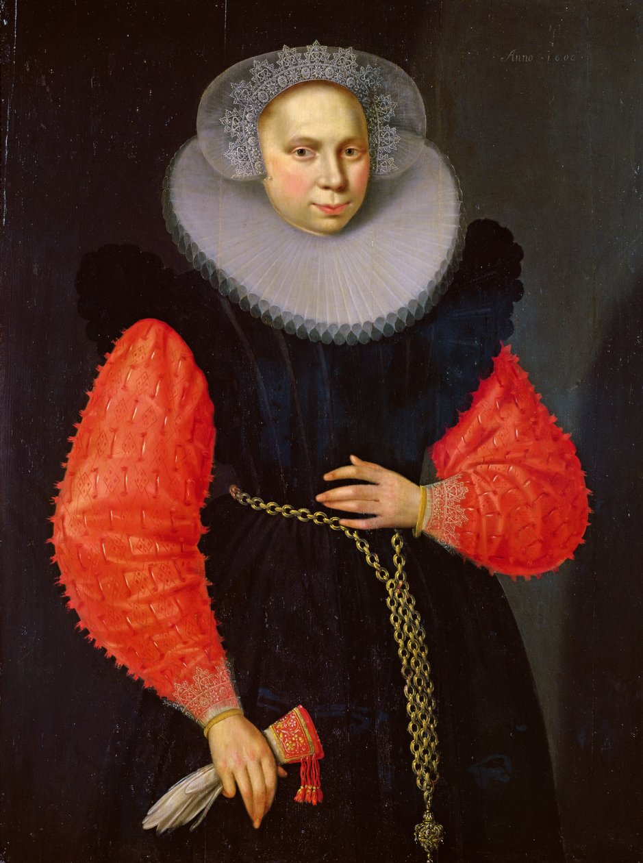 Porträt einer Frau, 1600 von Dutch School