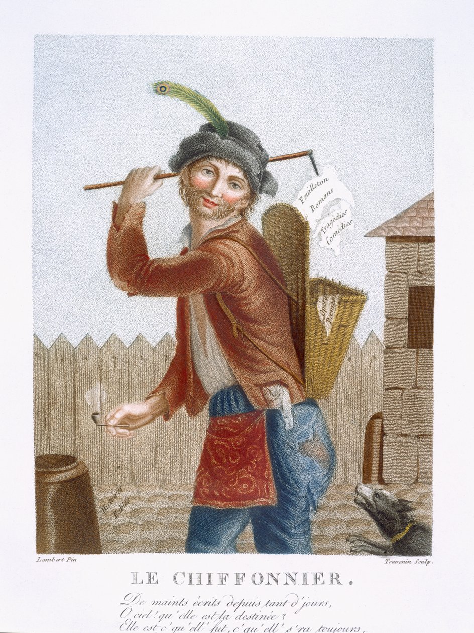 Der Müllsammler, ca. 1816 von E. F. Lambert