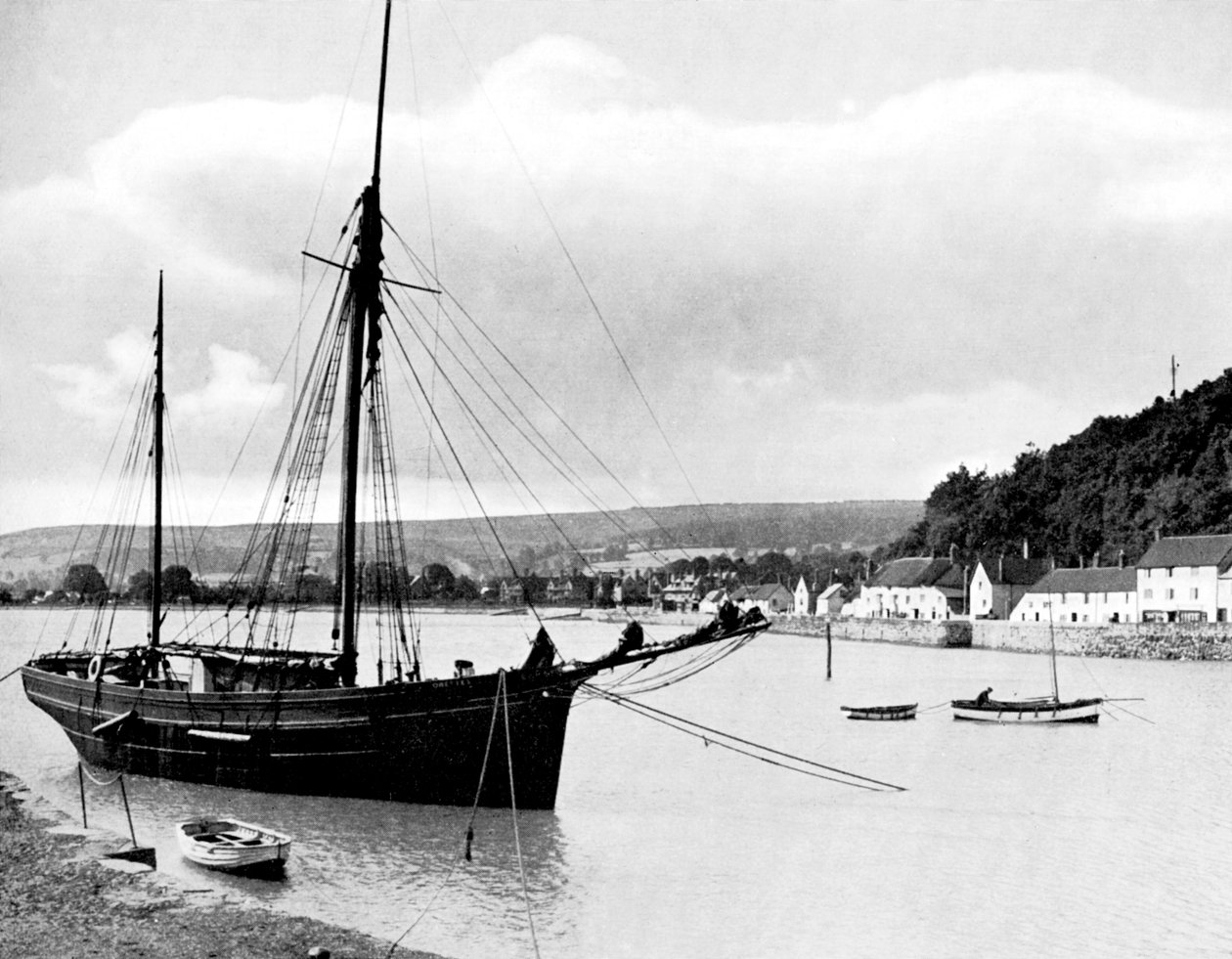 Minehead von der Hafenmauer, Somerset, 1924-1926 von E. Bastard