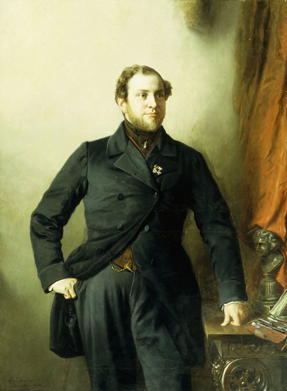 Porträt von Dr., 1853 von Eastman Johnson