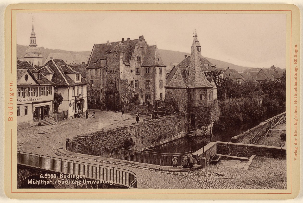 Büdingen. Mühlentor. (Südliche Umwallung) von Eberlingschen
