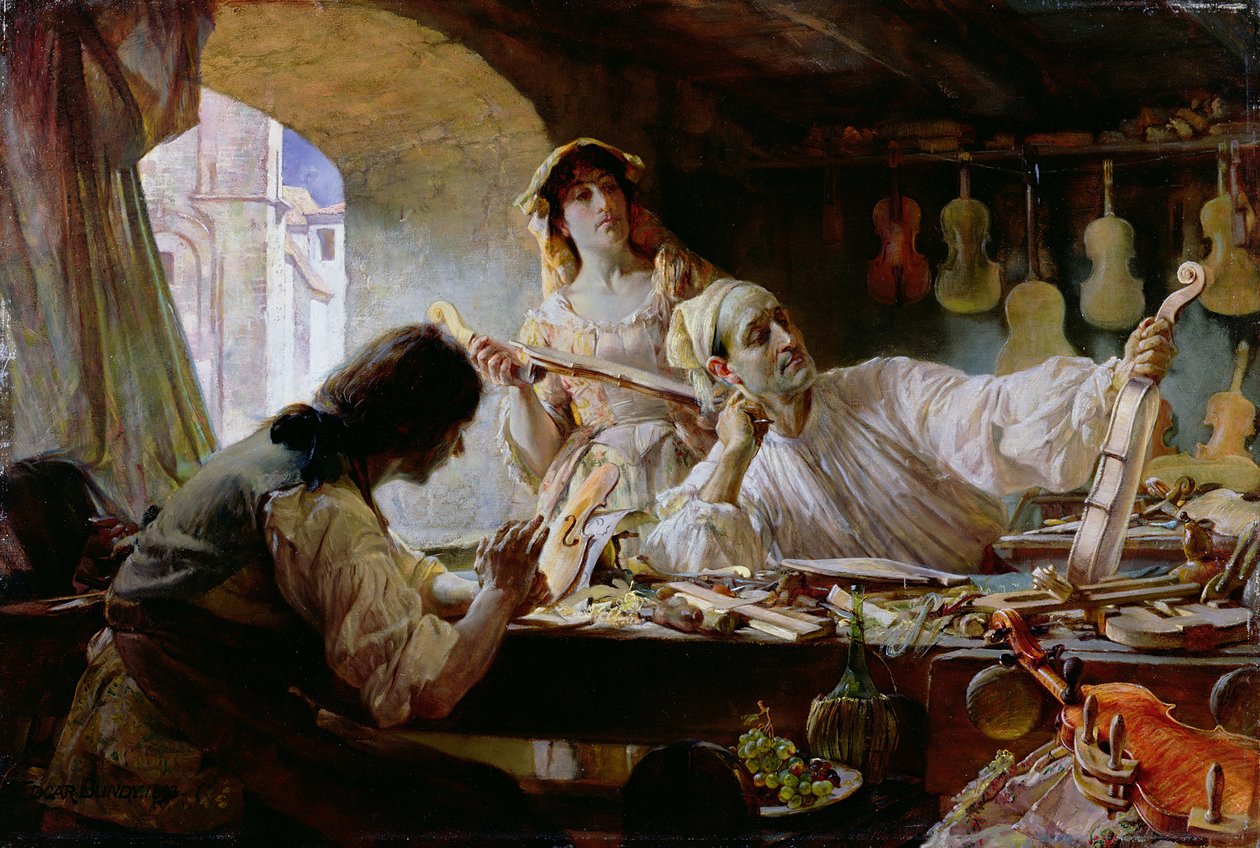 Antonio Stradivari, 1893 von Edgar Bundy