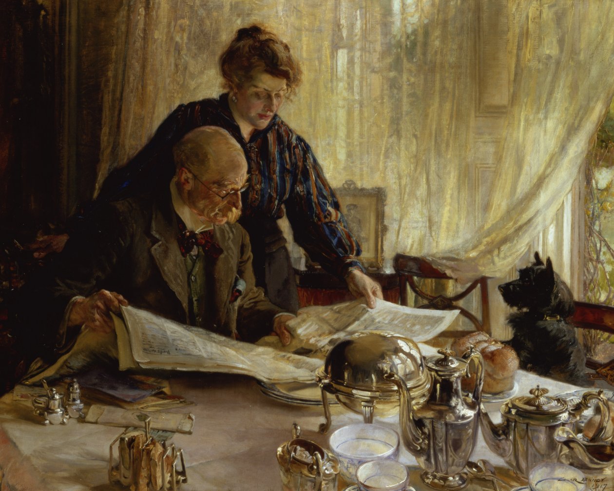 Depeschen - wird er erwähnt, 1917 von Edgar Bundy