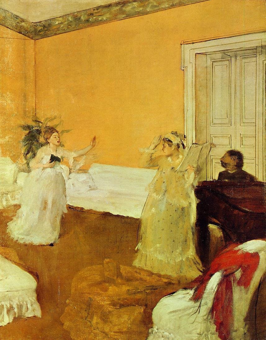 Das Liedprobe von Edgar Degas