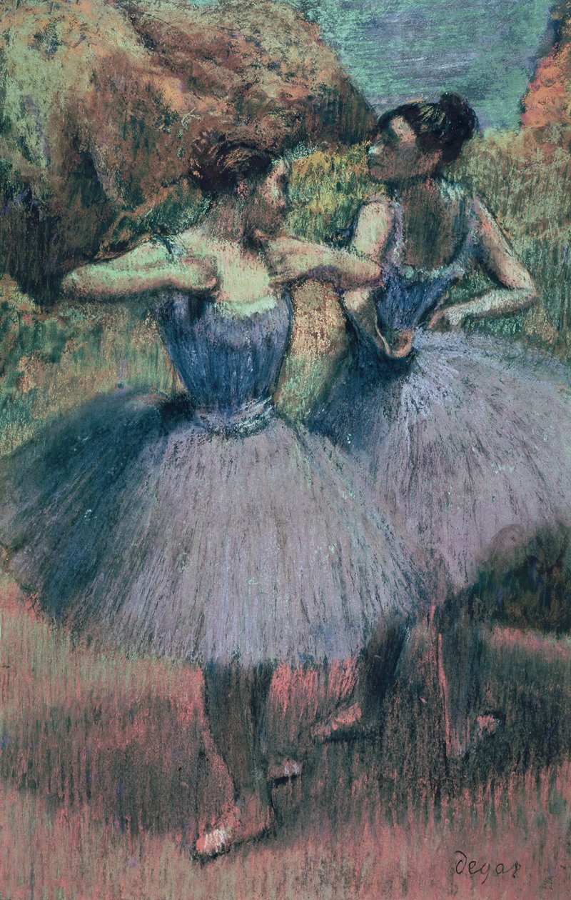 Tänzer in Violett von Edgar Degas