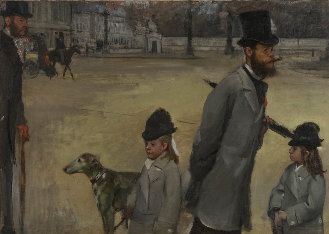 Place de la Concorde, 1875 von Edgar Degas