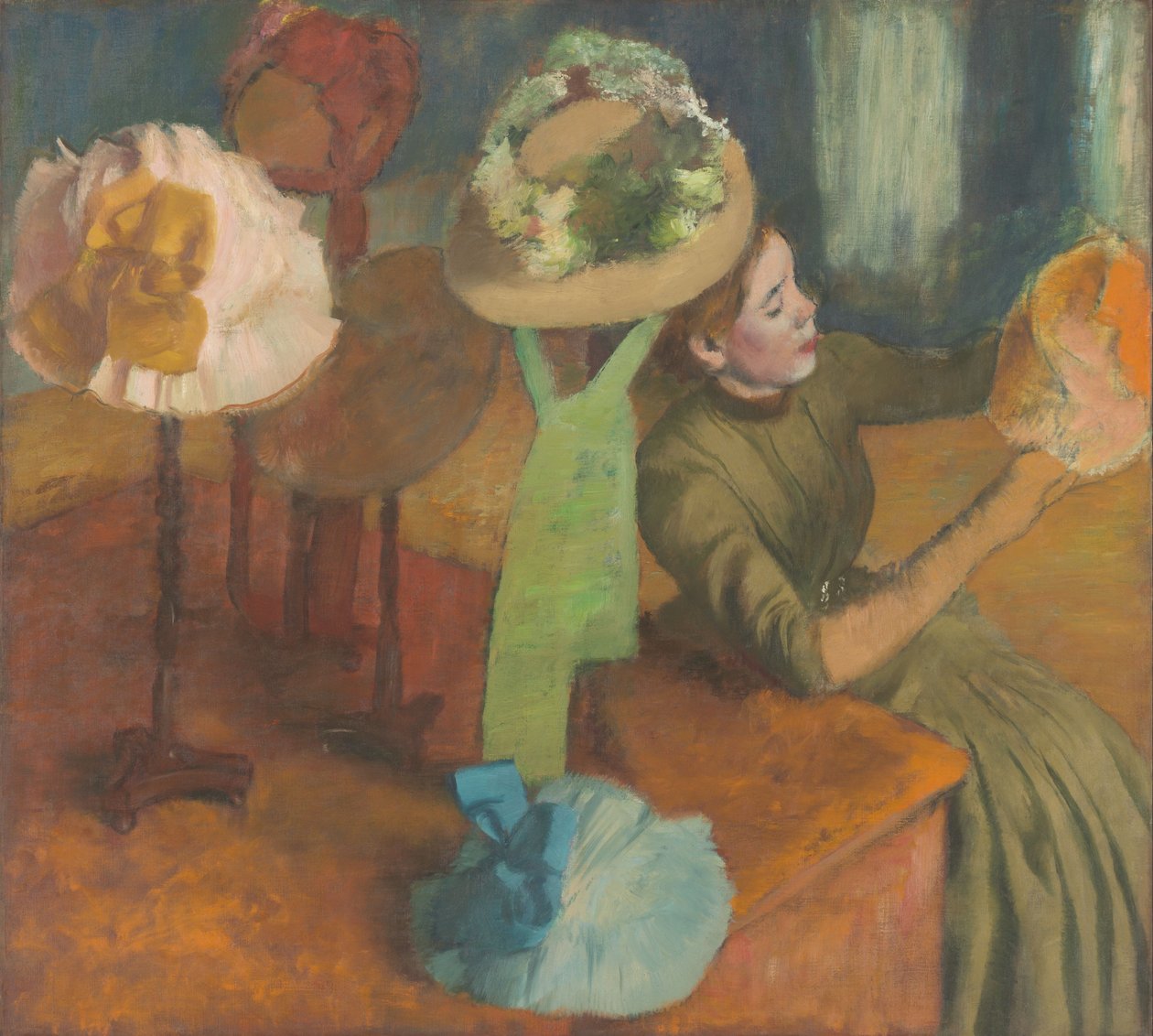 Der Hutmacherladen von Edgar Degas