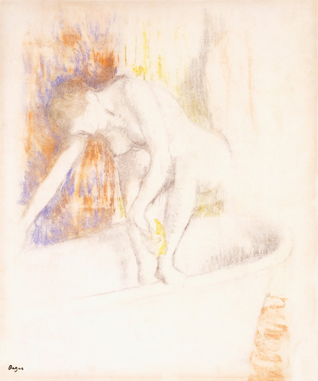 Nach dem Bad, 1890-1900 von Edgar Degas