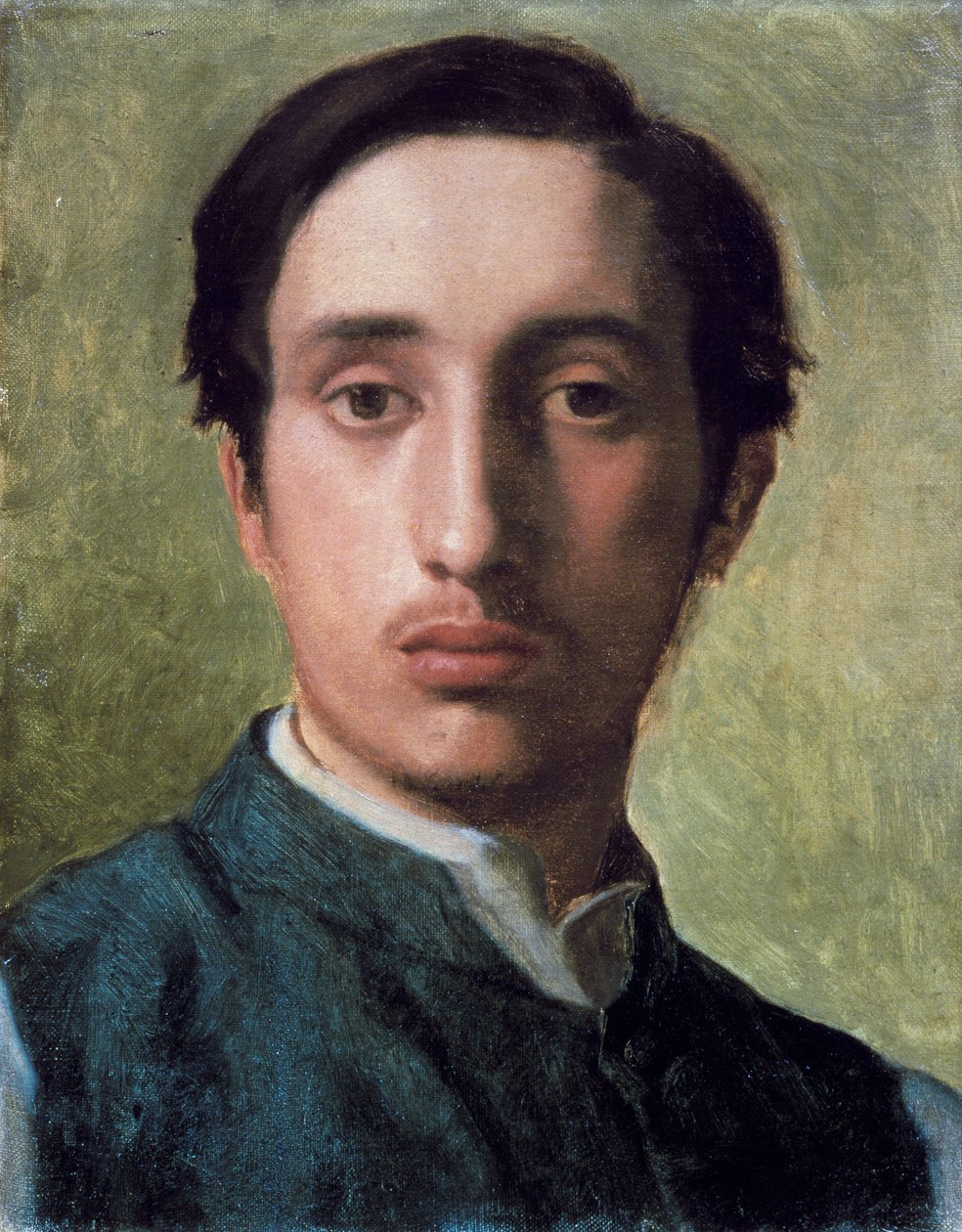 Selbstporträt von Edgar Degas (1834-1917) 1857 von Edgar Degas