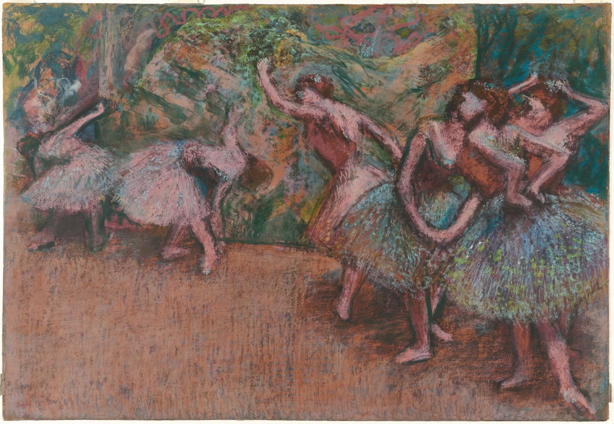 Ballettszene, ca. 1907 von Edgar Degas