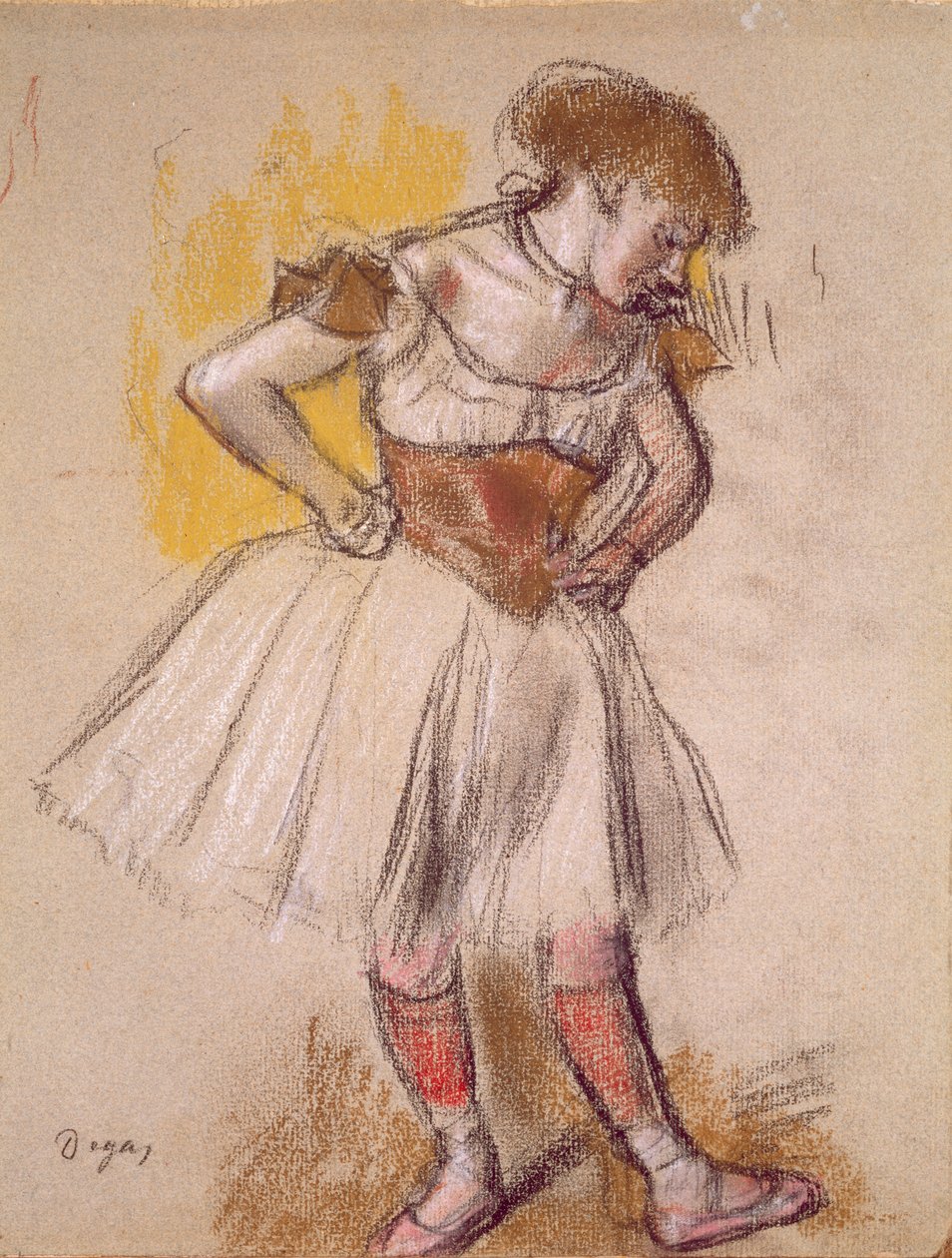 Tänzerin, ca. 1880 (Pastell) von Edgar Degas