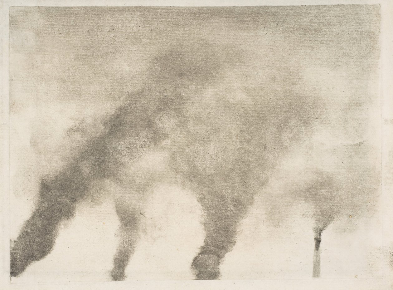 Fabrikrauch, 1877-79 von Edgar Degas