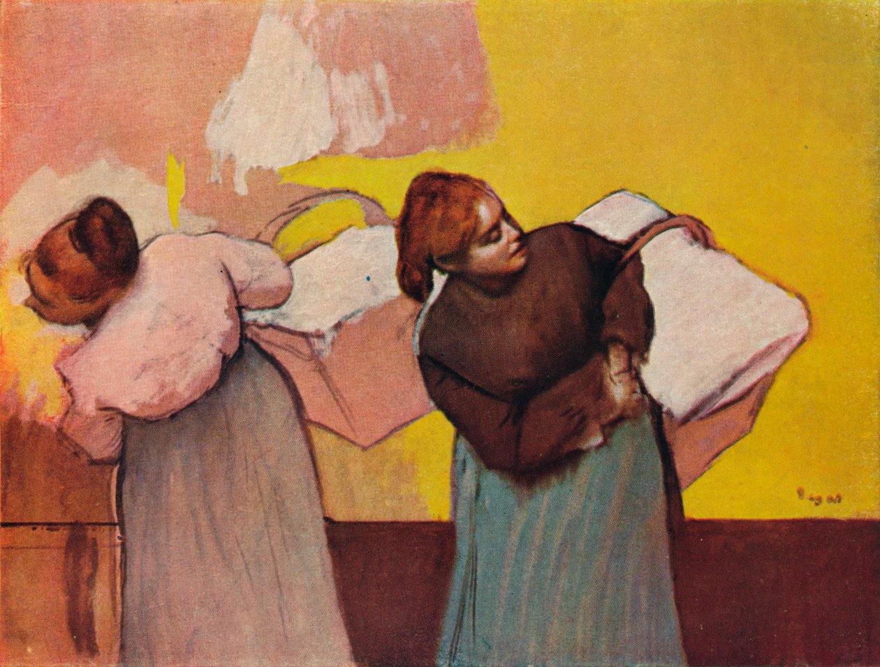 Les Blanchisseuses von Edgar Degas
