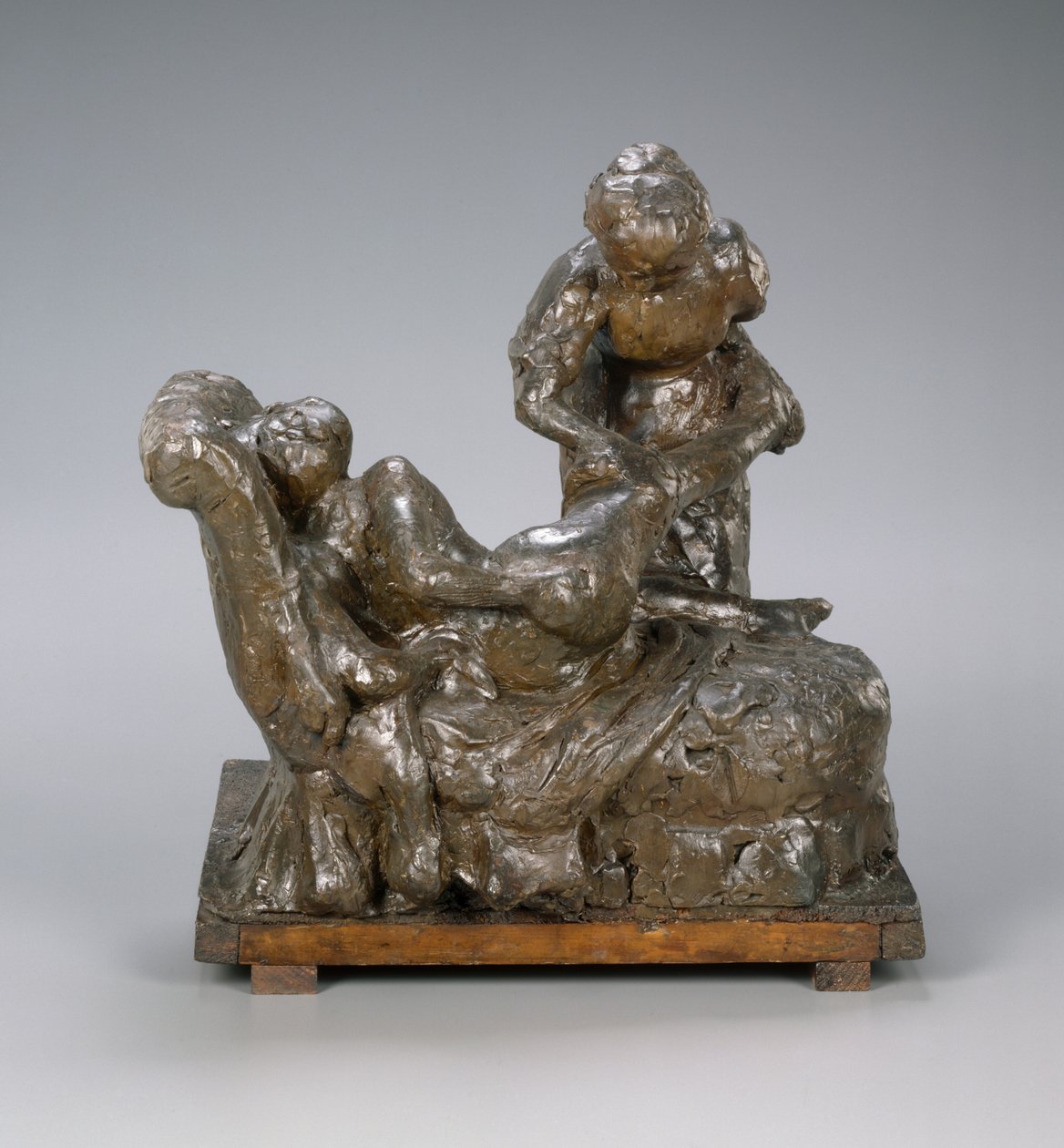 Die Masseuse, Gruppe, Mitte der 1890er Jahre von Edgar Degas