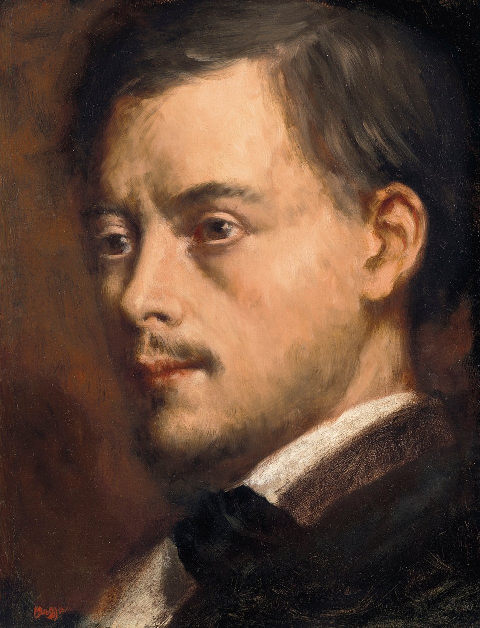 Männerkopf von Edgar Degas