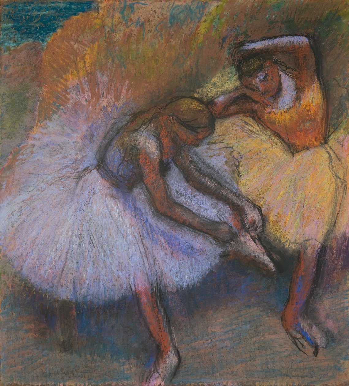 Zwei Tänzerinnen von Edgar Degas