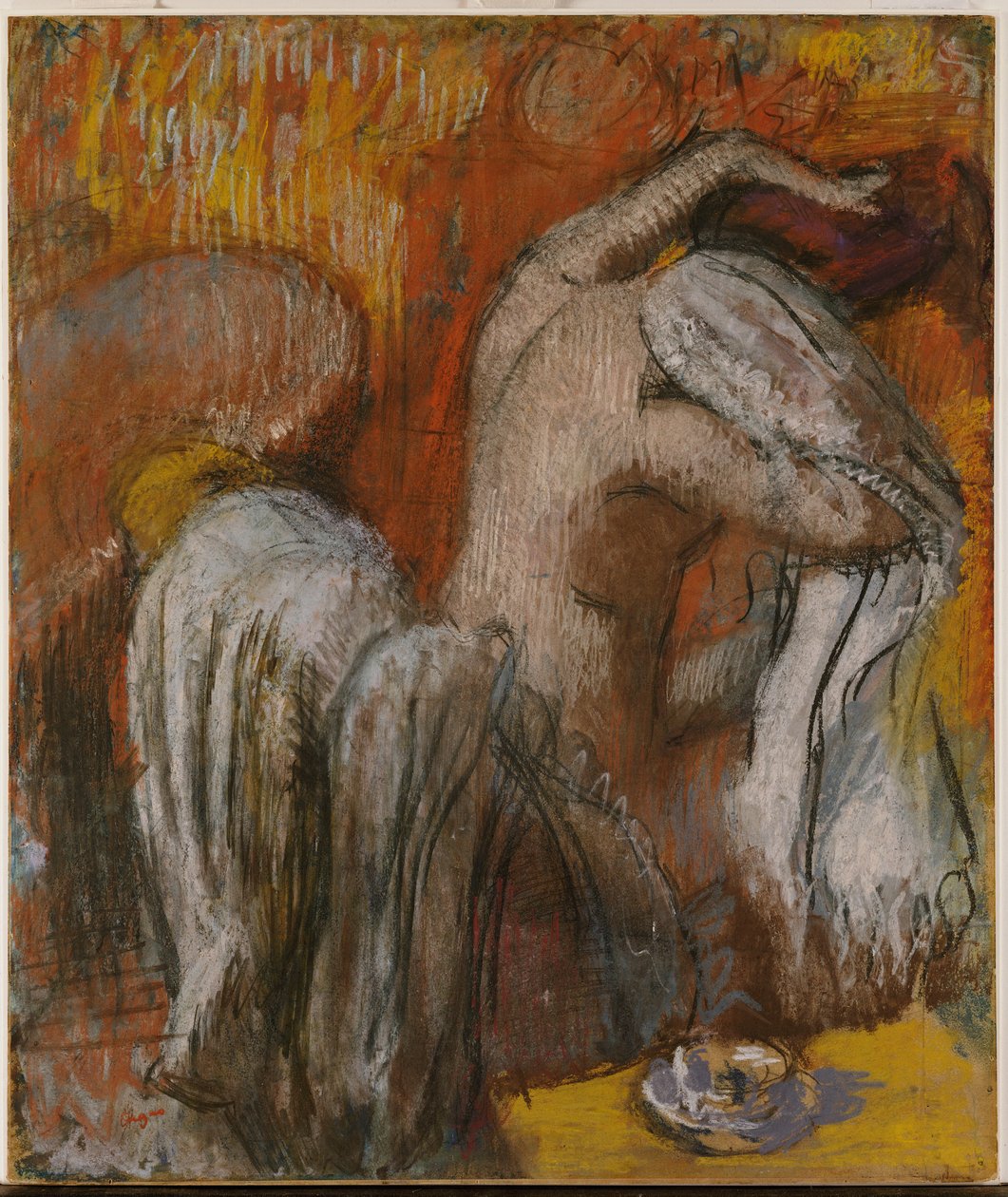 Frau, die sich trocknet von Edgar Degas
