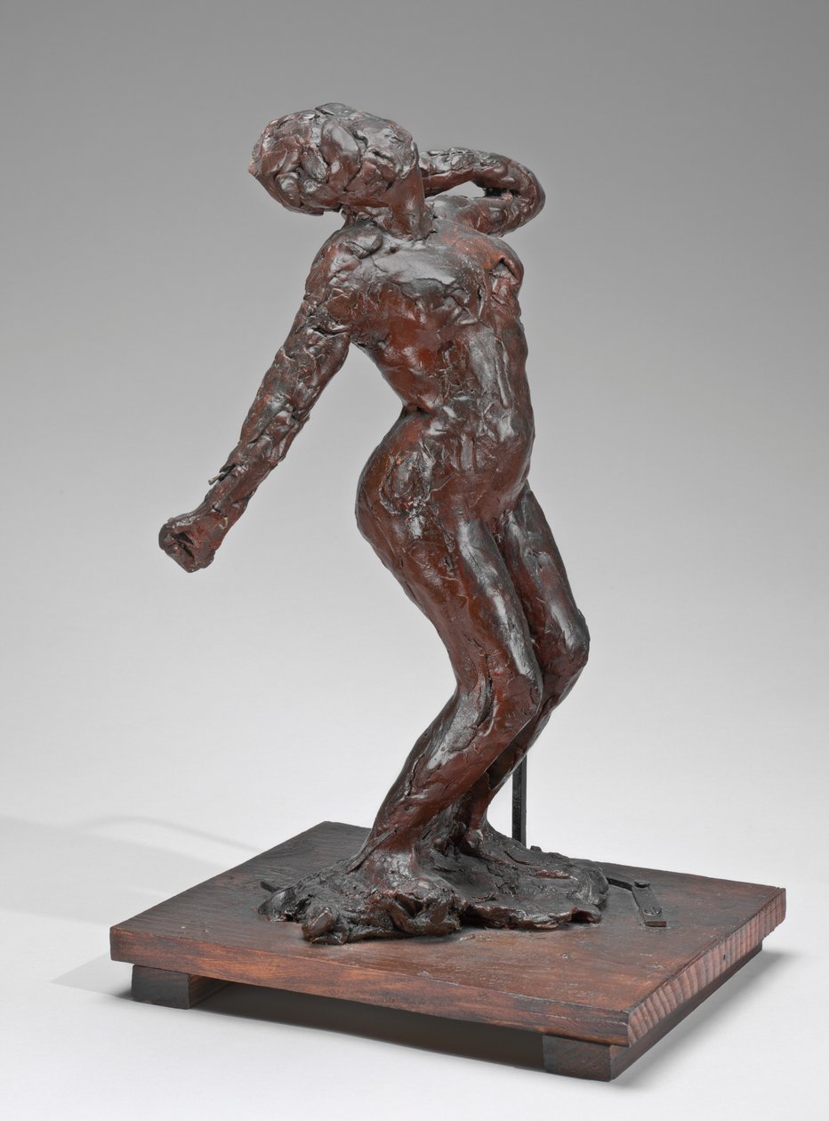 Frau beim Strecken von Edgar Degas