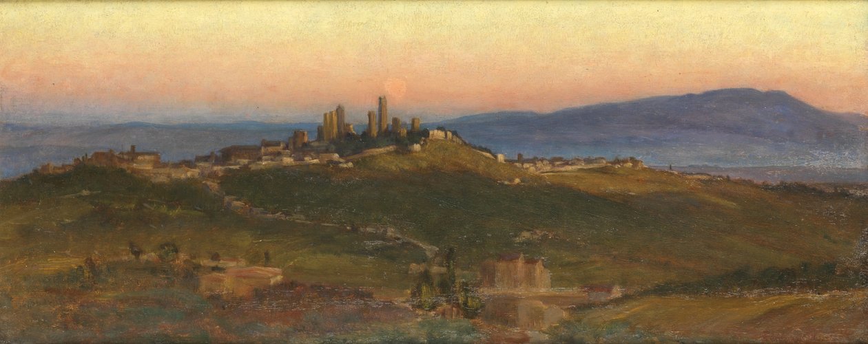 San Gimignano, 1898 von Edith Ridley Corbet