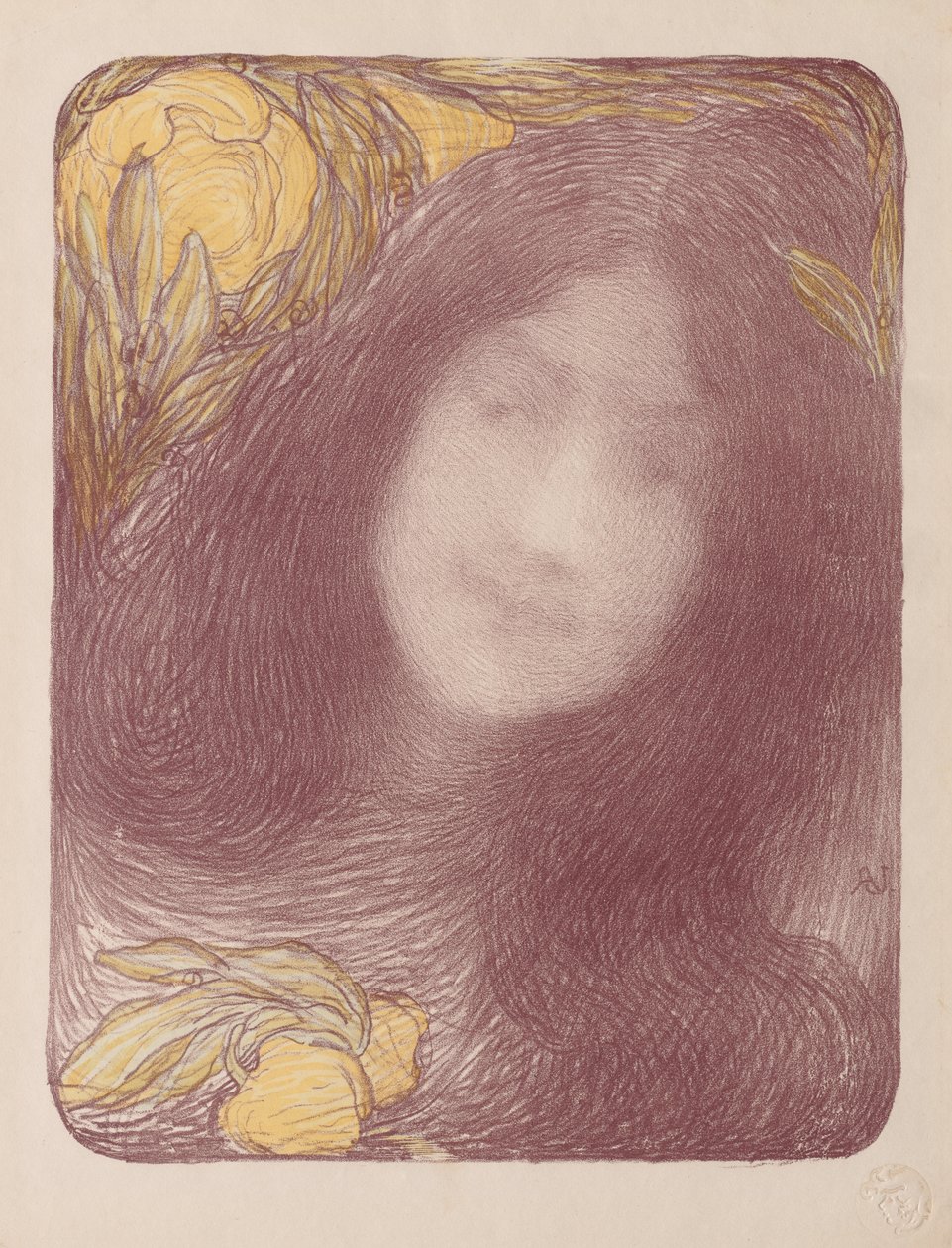 Unter den Blumen von Edmond François Aman Jean