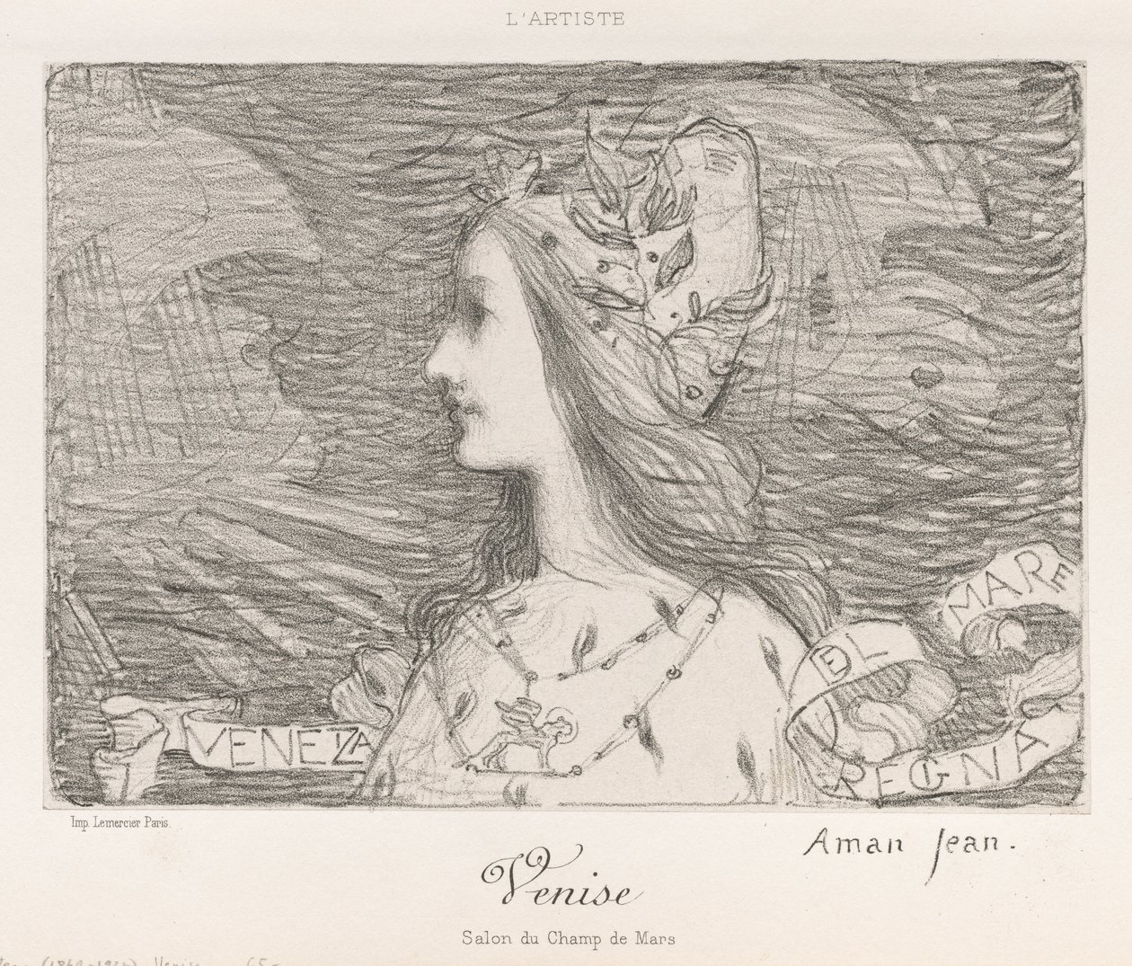 Venedig von Edmond François Aman Jean