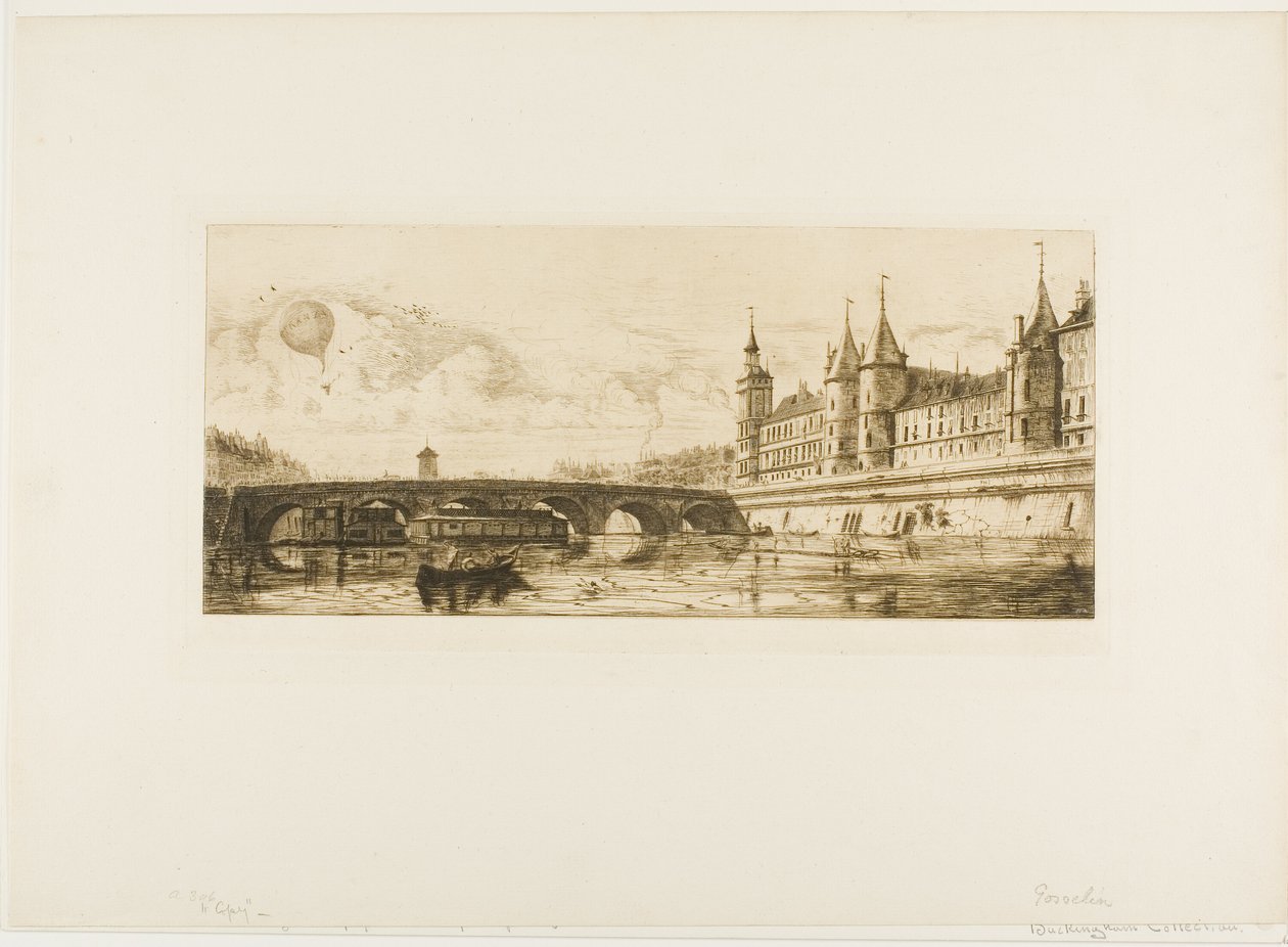 Pont-au-Change, Paris von Edmond Gosselin
