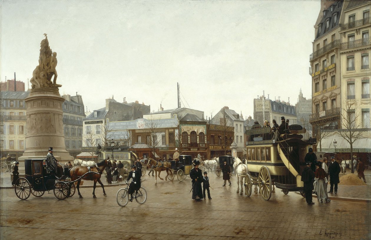 Place Clichy von Edmond Jean