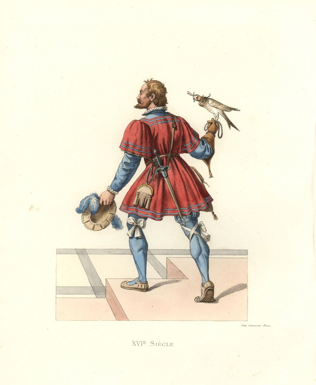 Falkner von Franz I. von Edmond Lechevallier Chevignard