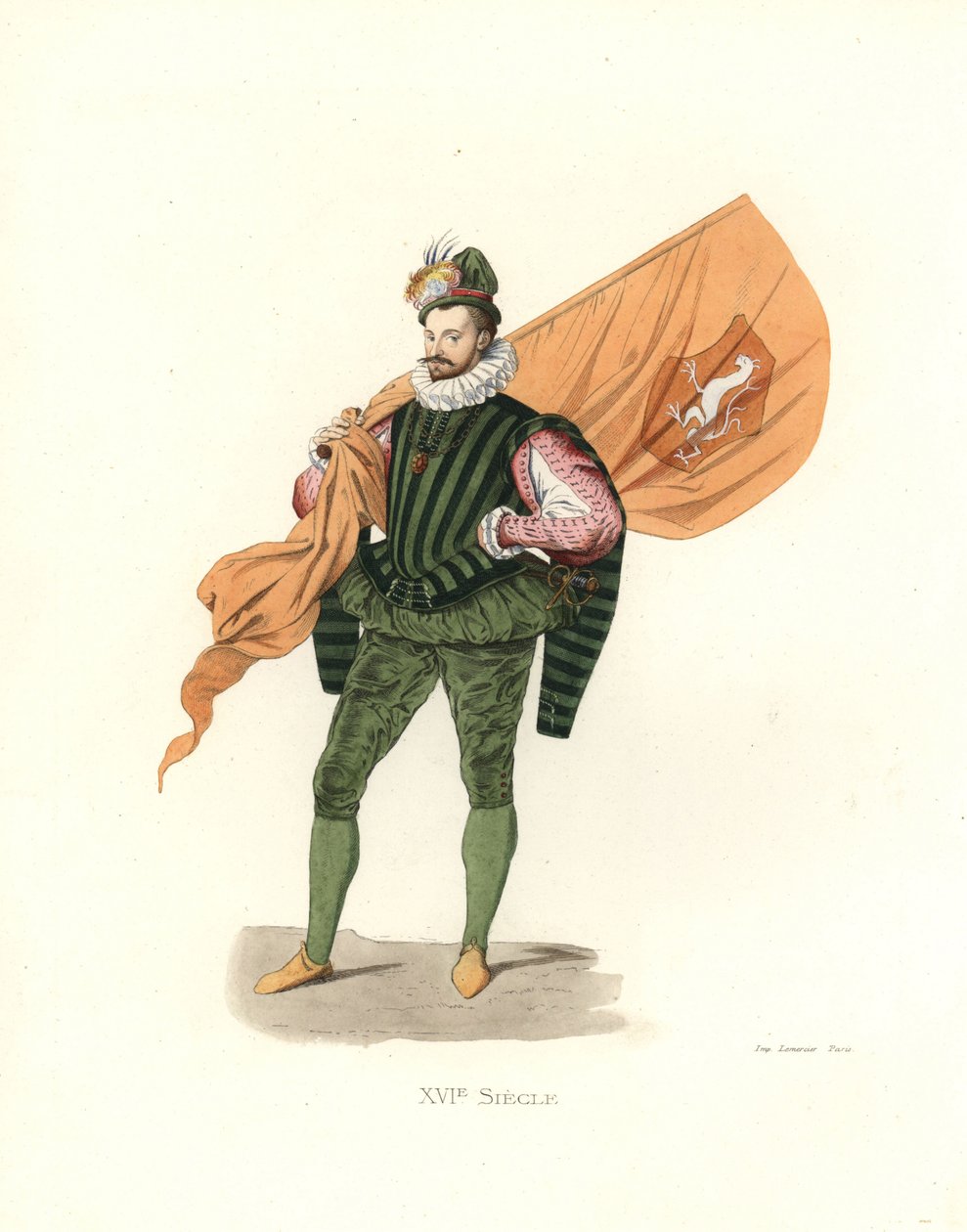 Deutscher Fahnenträger von Edmond Lechevallier Chevignard