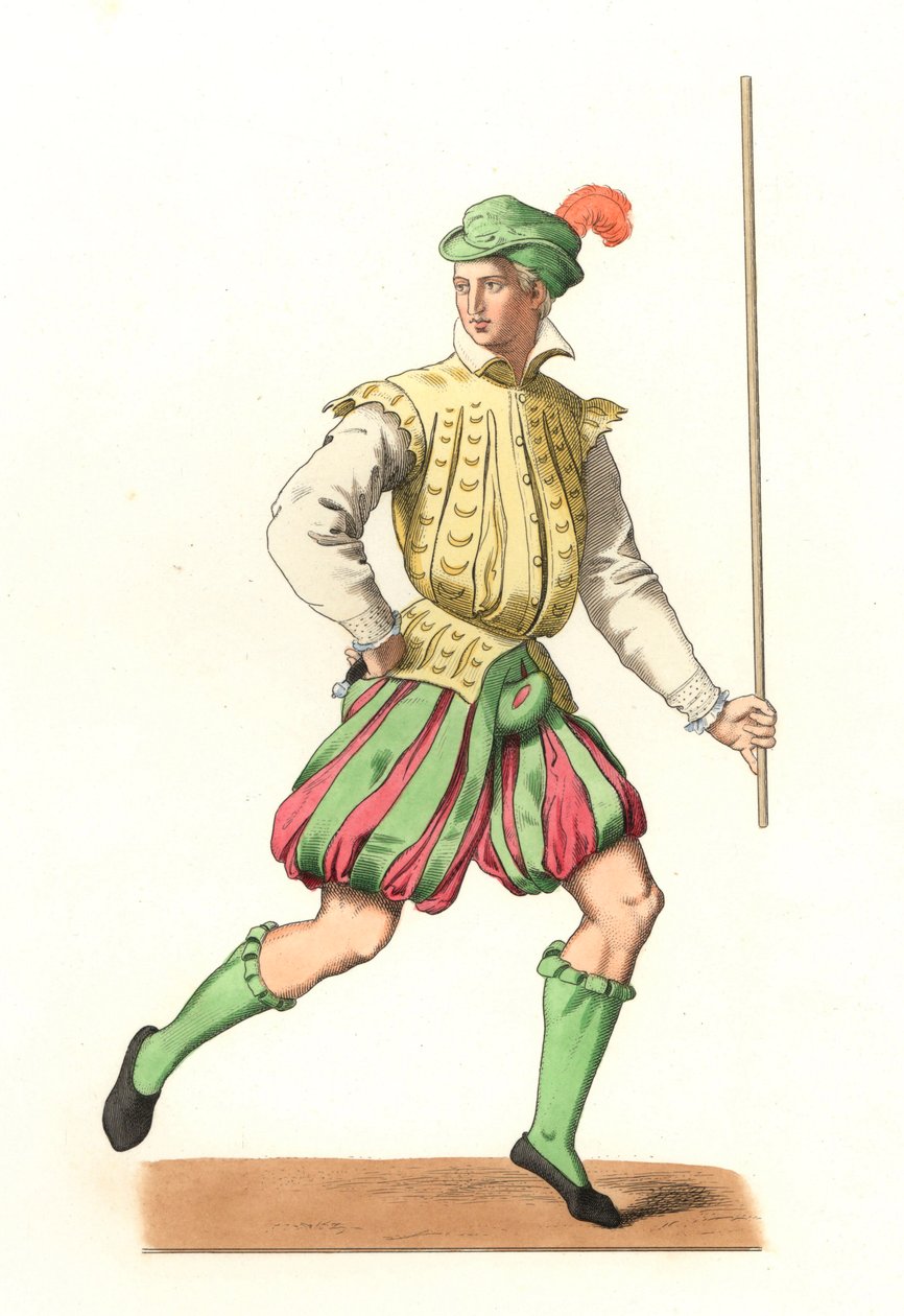 Französischer Lakai von Edmond Lechevallier Chevignard