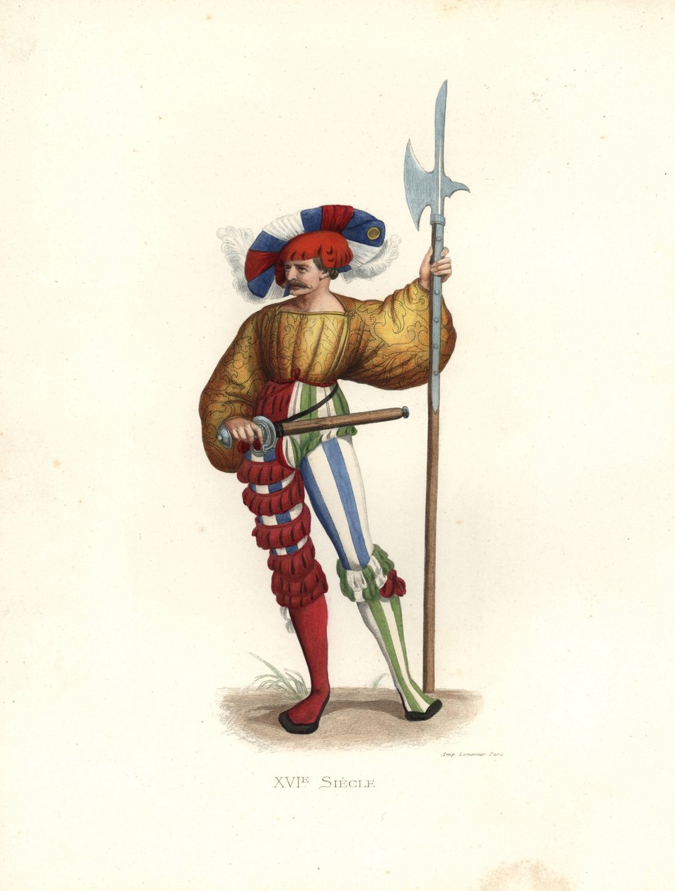 Hellebardier von Edmond Lechevallier Chevignard