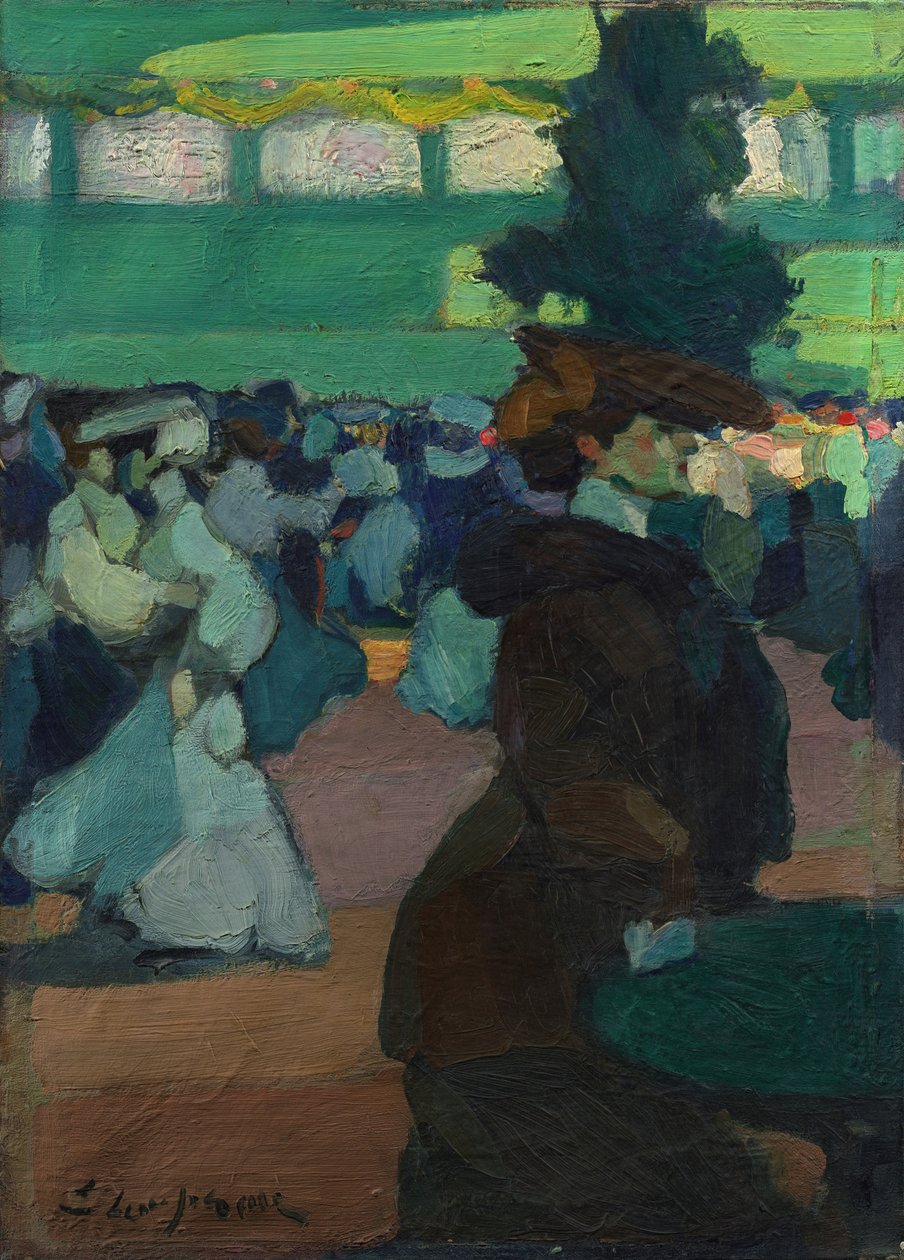 Ballszene von Edmond Lempereur