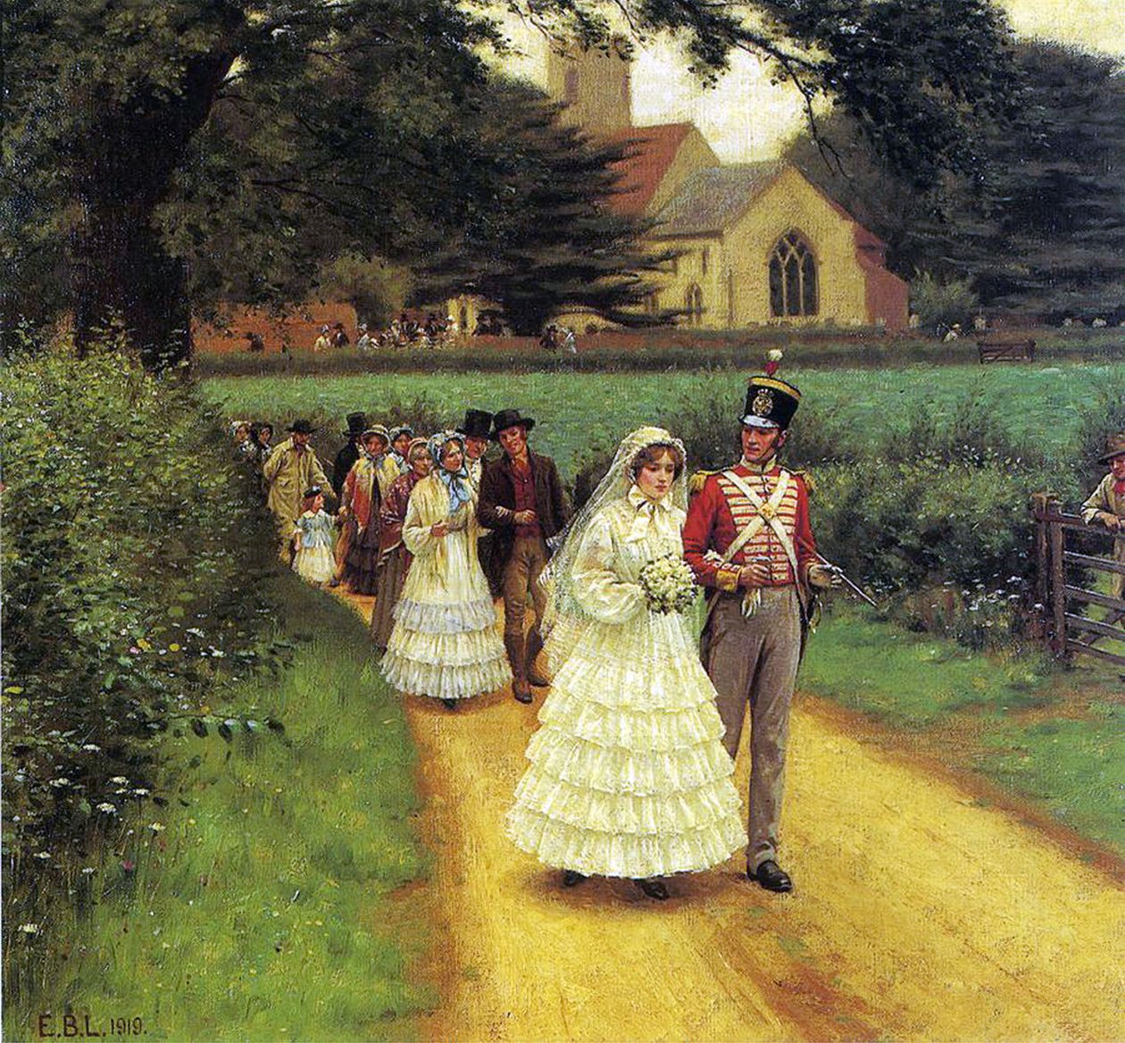 Der Hochzeitsmarsch, 1919 von Edmund Blair Leighton