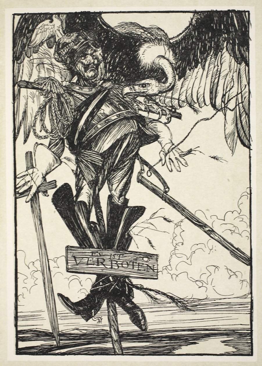 Die Wacht am Rhein, Illustration aus The Kaiser