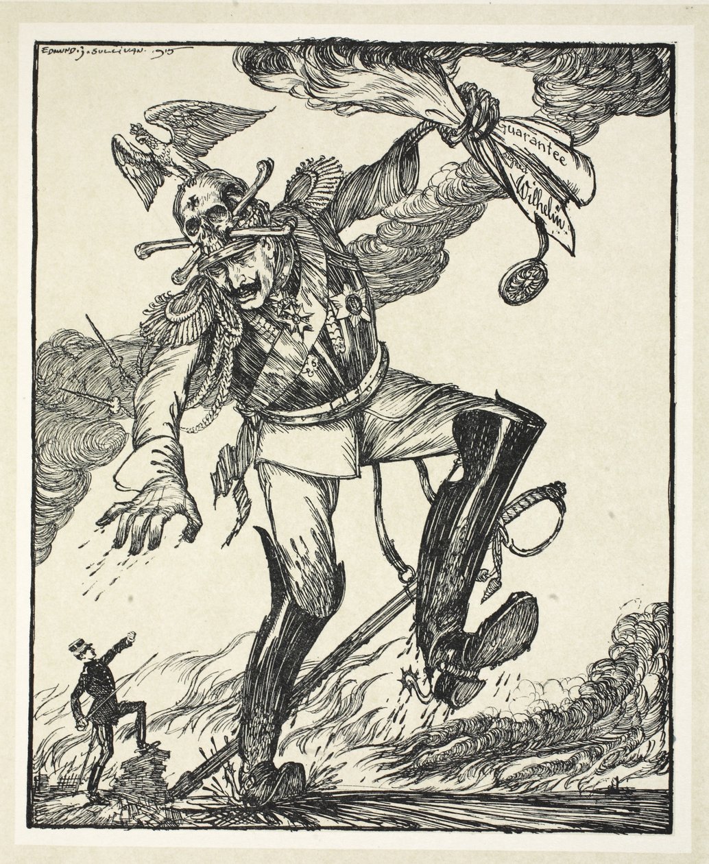 Jack, der Riesen-Killer (dem König von Belgien gewidmet), Illustration aus 