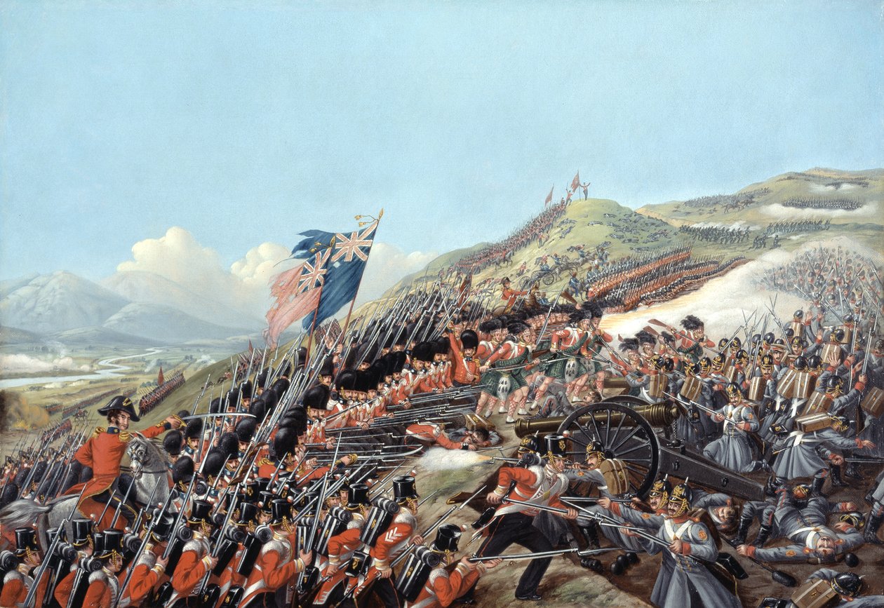 Die Schlacht von Alma am 20. September 1854, 1854 von Edmund Walker