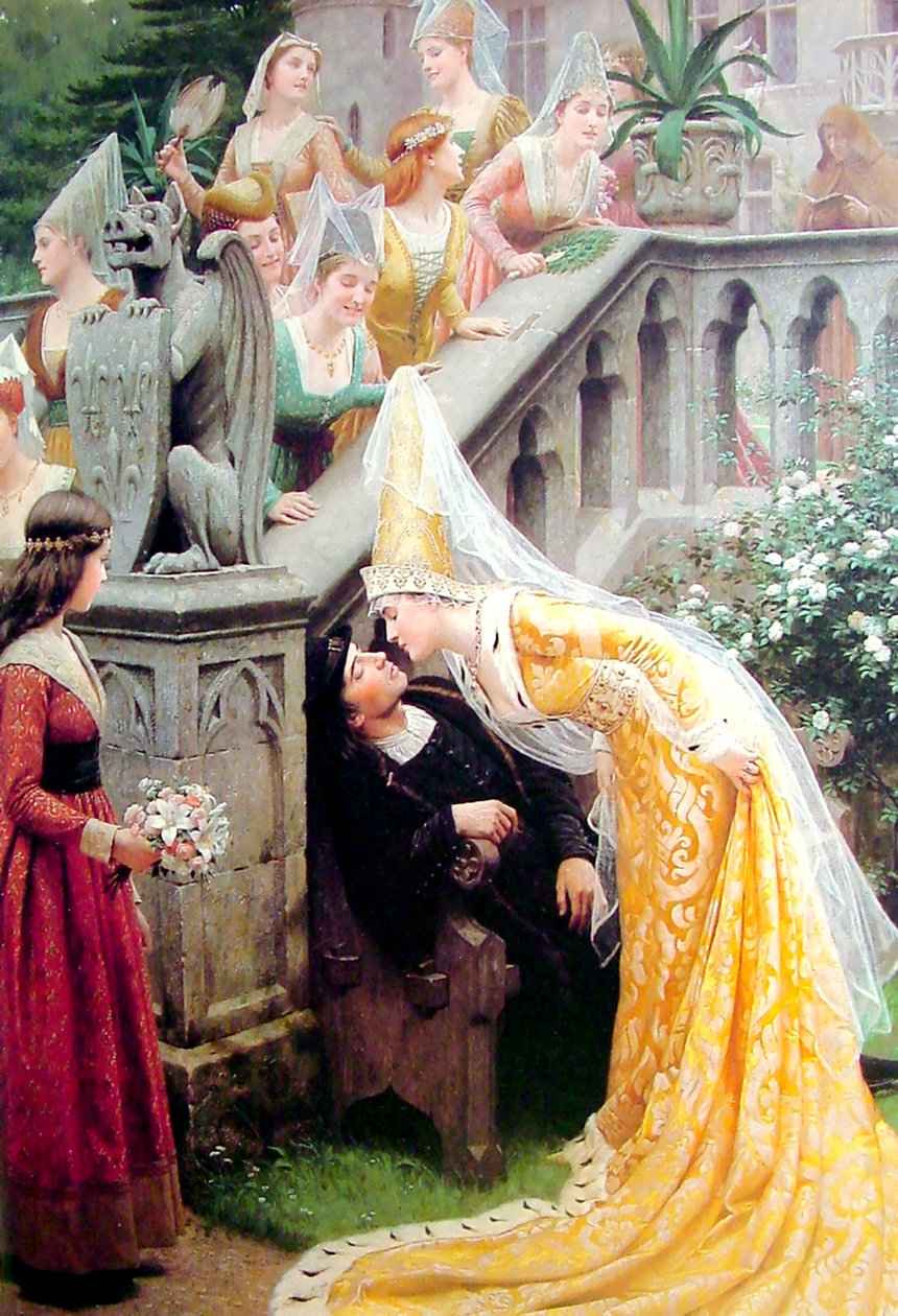 Alain Chartier, 1903 von Edmund Blair Leighton