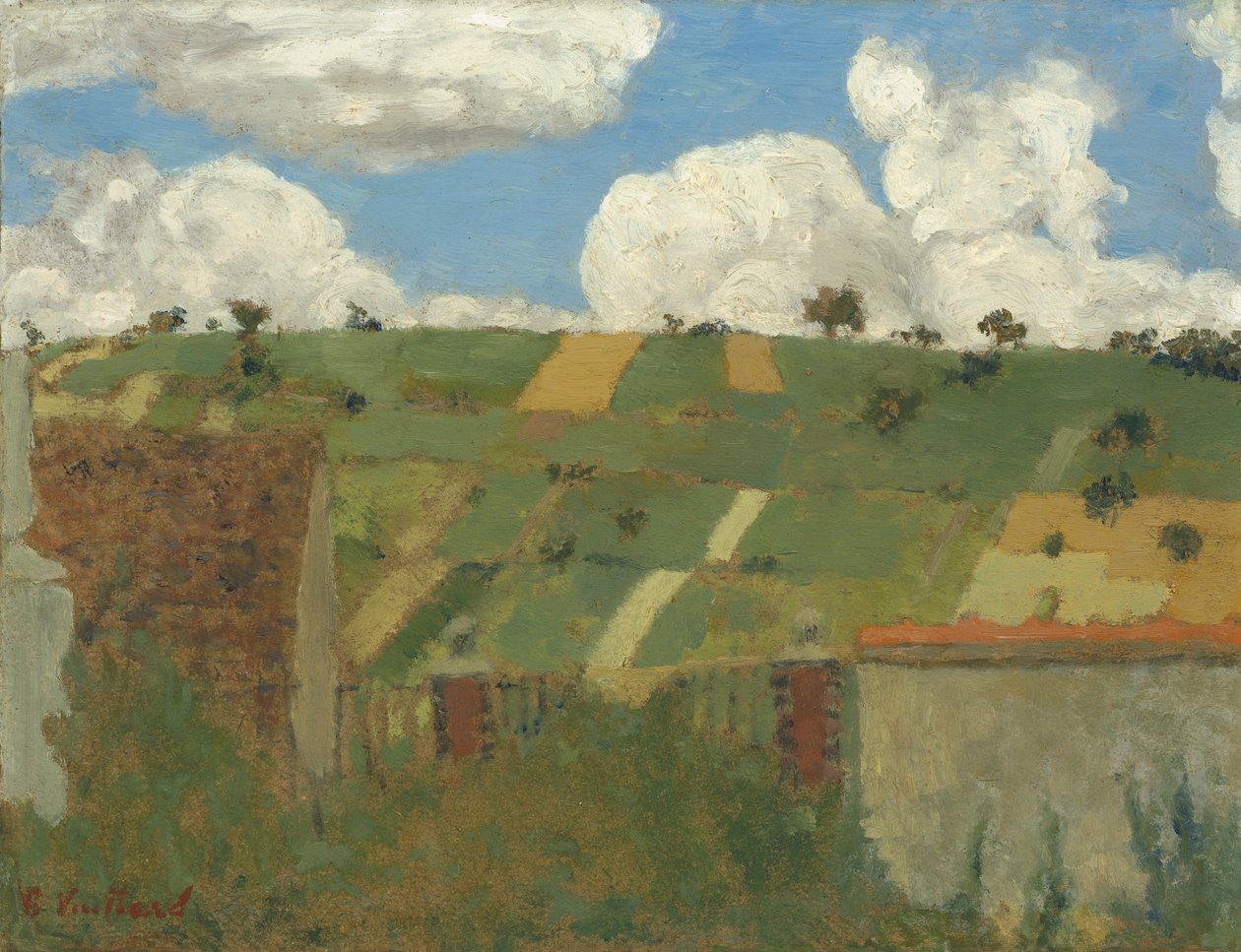 Landschaft der Île-de-France, ca. 1894 von Edouard Vuillard