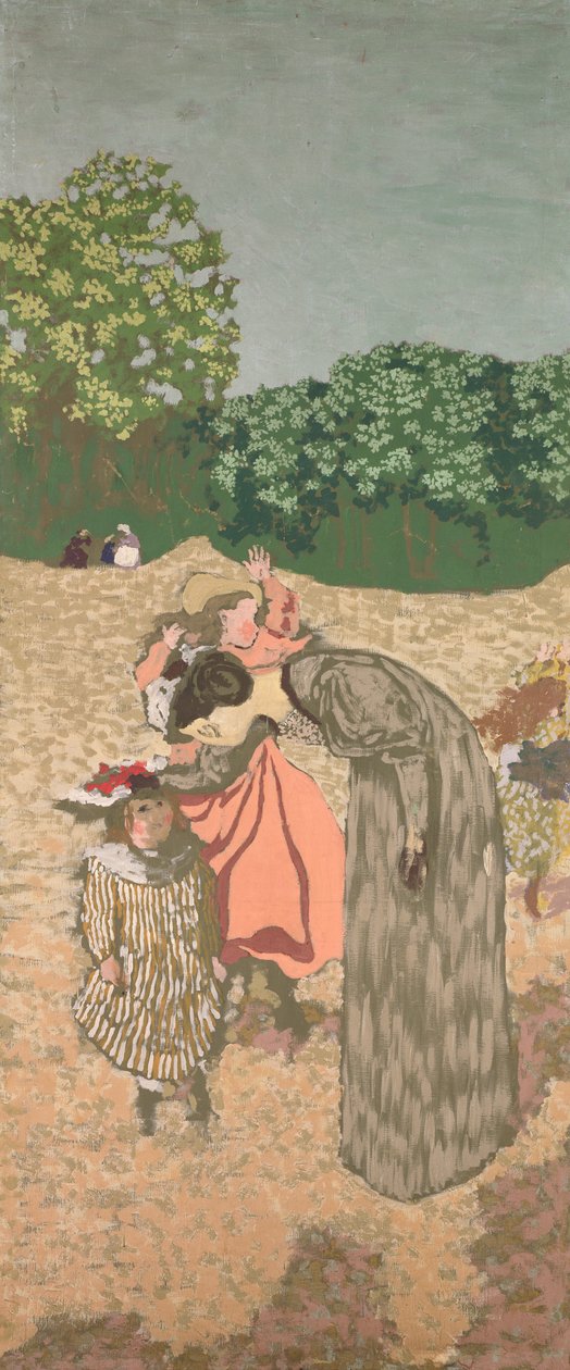 Die öffentlichen Gärten: Das Verhör, 1894 von Edouard Vuillard