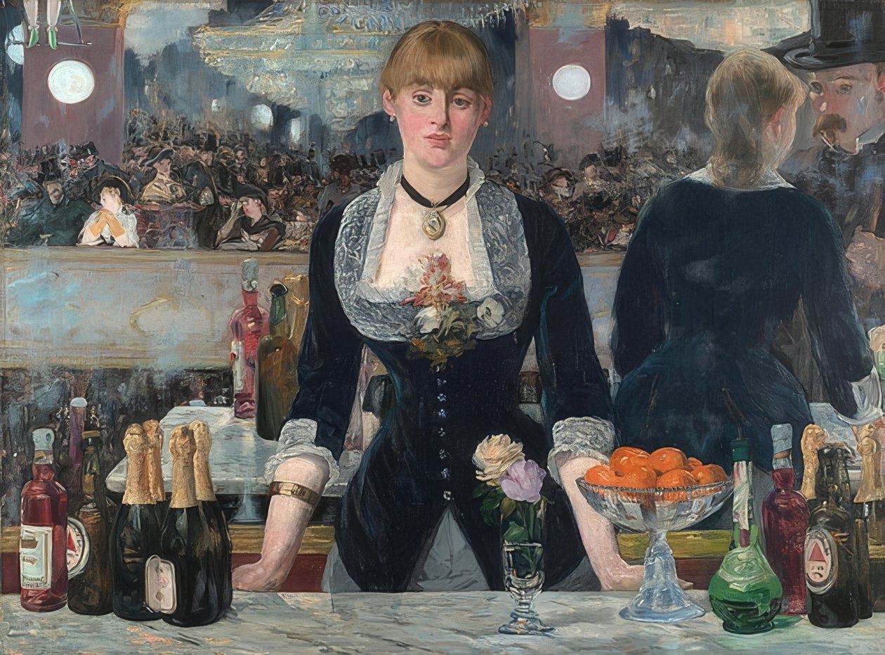 Bar in den Folies-Bergère von Édouard Manet