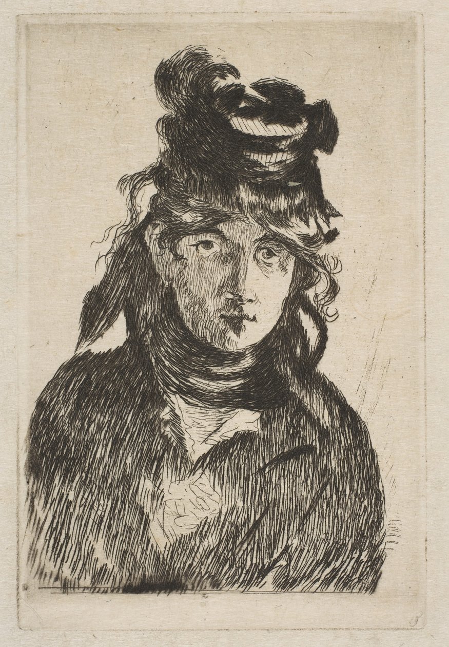 Berthe Morisot, 1872 von Édouard Manet