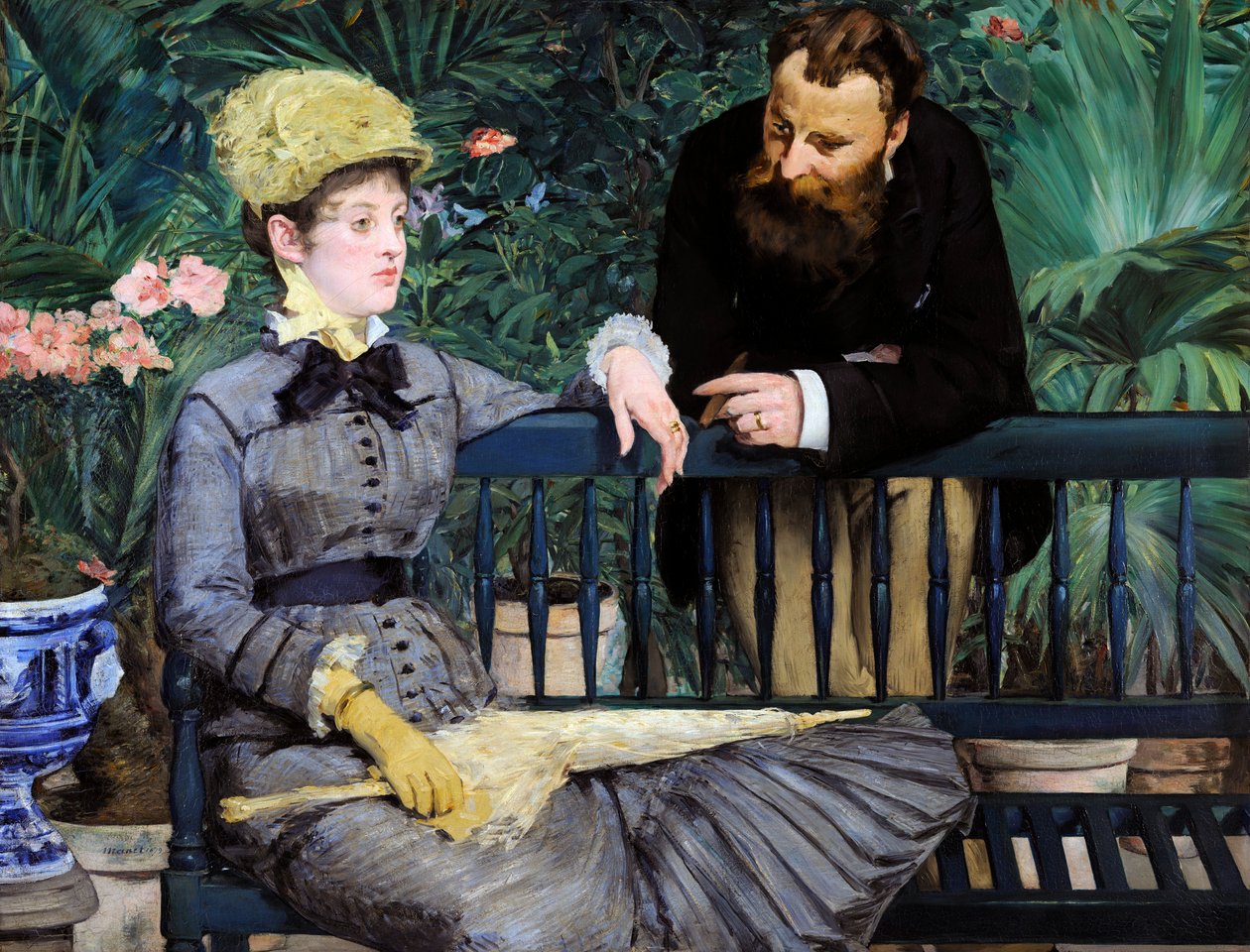 Im Wintergarten, 1879 von Édouard Manet