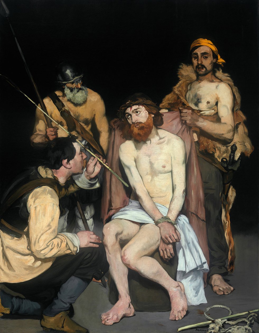 Jesus wird von den Soldaten verspottet von Édouard Manet