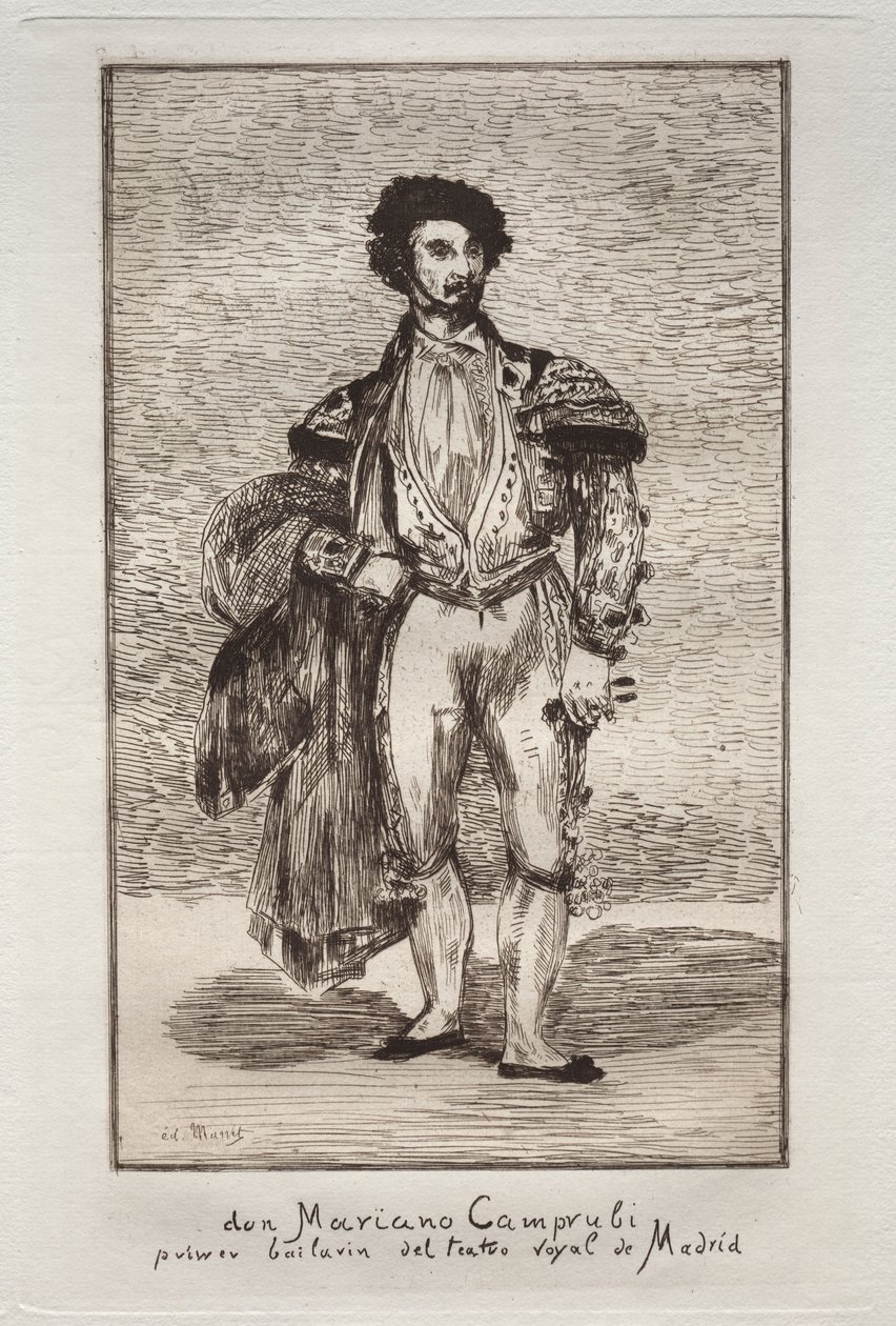 Der Tänzer Don Mariano Camprubi von Édouard Manet