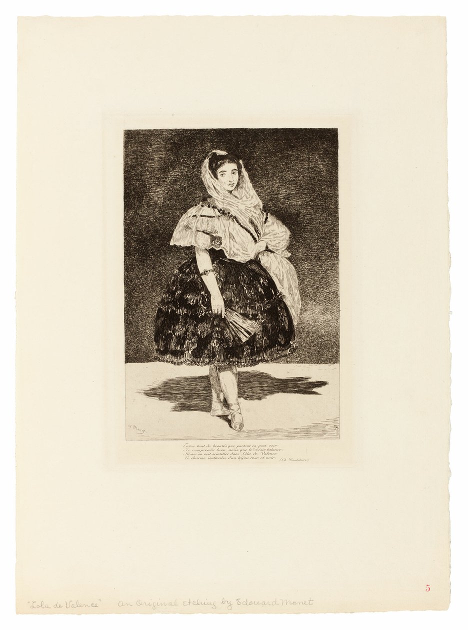 Lola de Valence von Édouard Manet