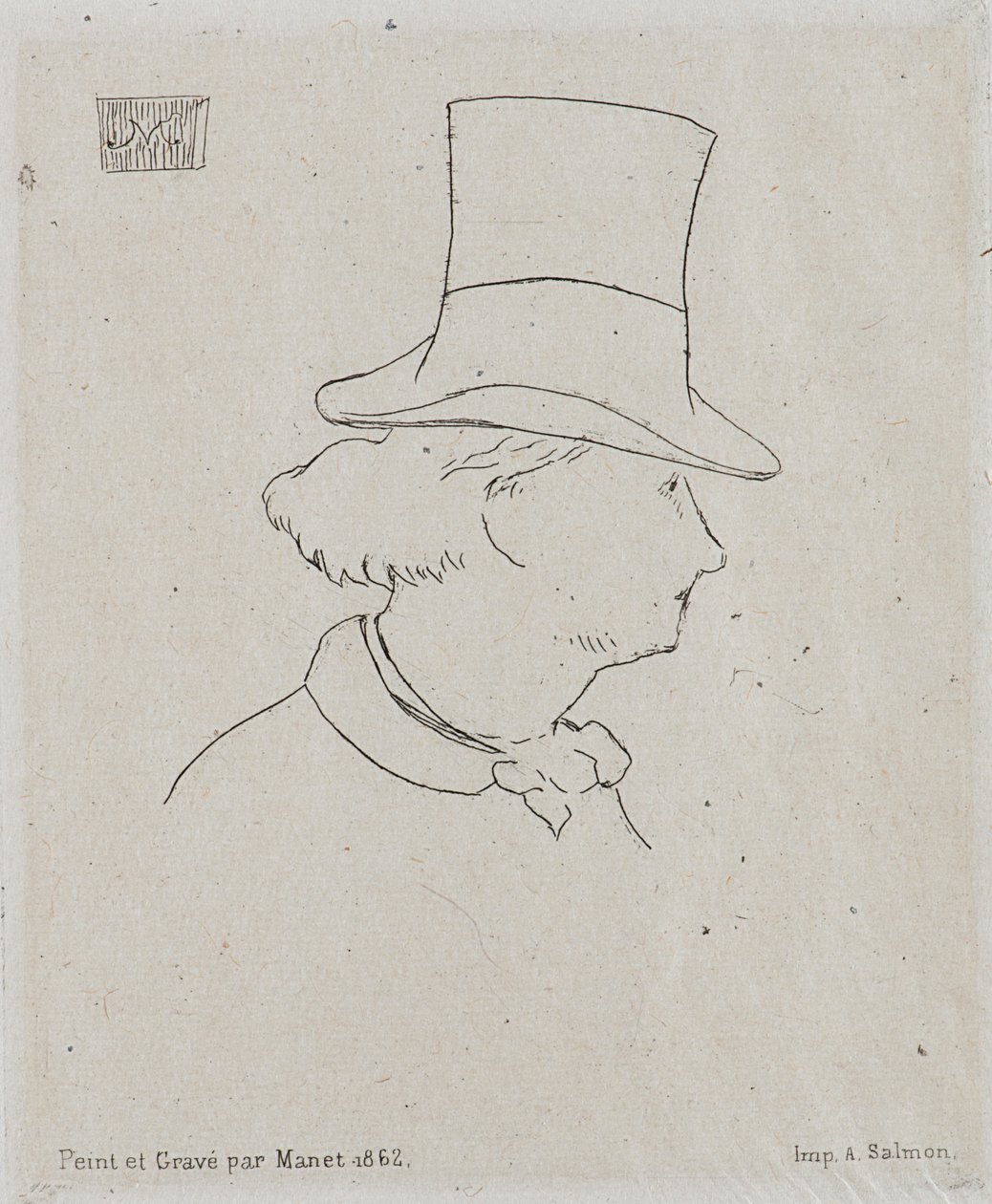 Porträt von Charles Baudelaire 1821-1867 von Édouard Manet