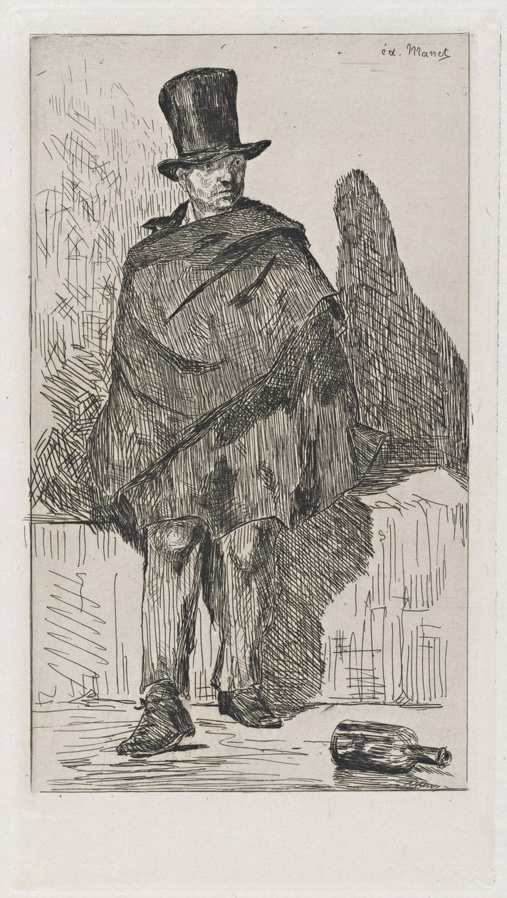 Der Absinthtrinker von Édouard Manet