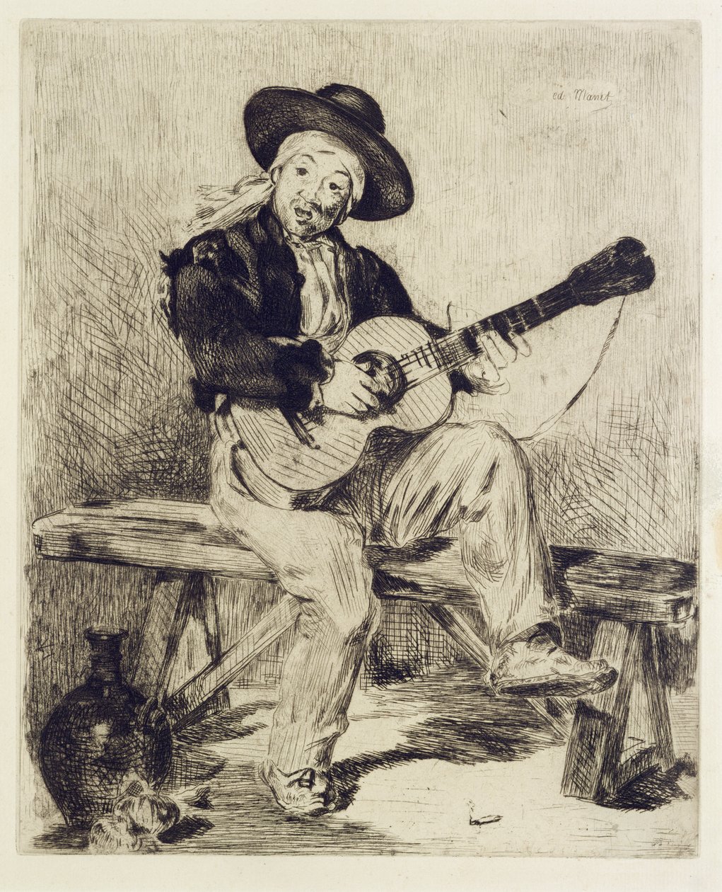 Der Gitarrist von Édouard Manet